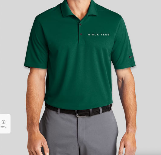 Siiick Tees green polo