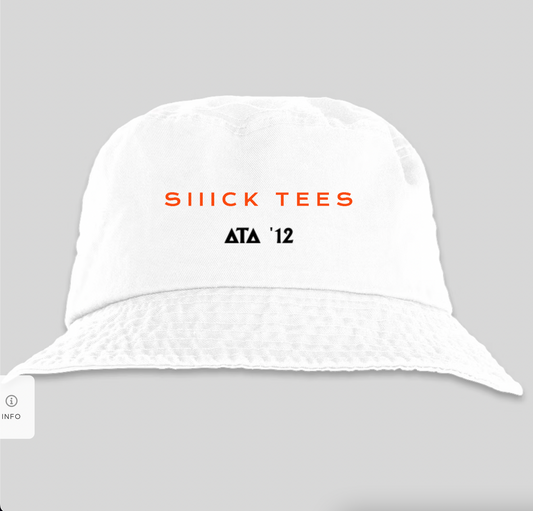 Siiick Tees white bucket hat