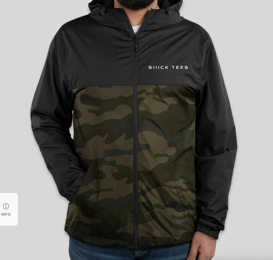 Camo track jacket